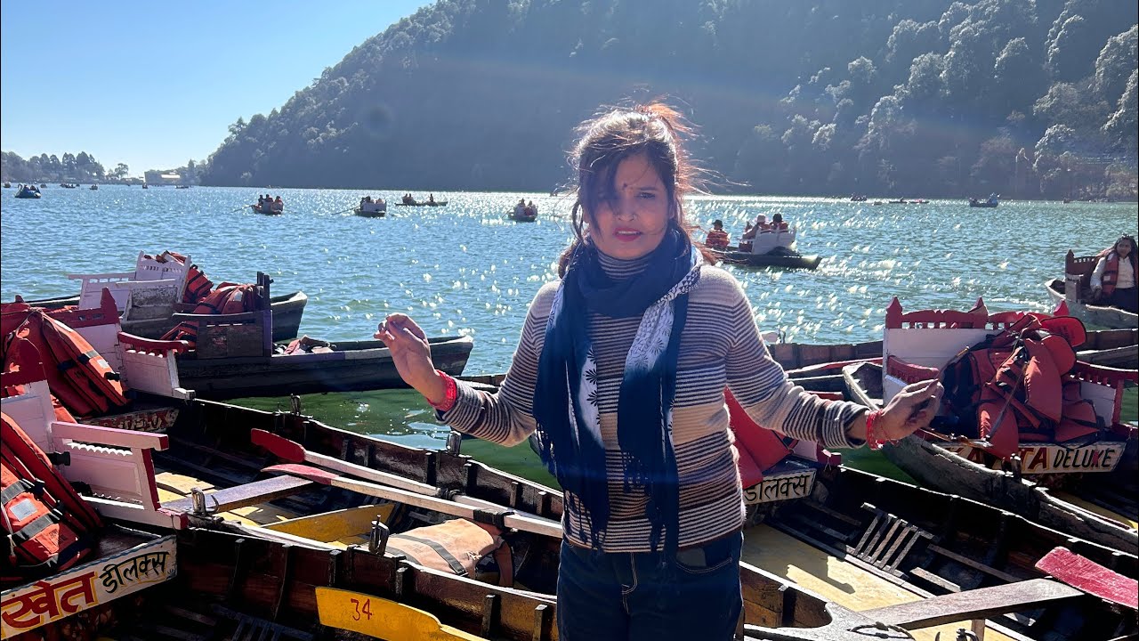 Nainital  tour 1st January 2025’. Beautiful 🥰 views and mst mausam