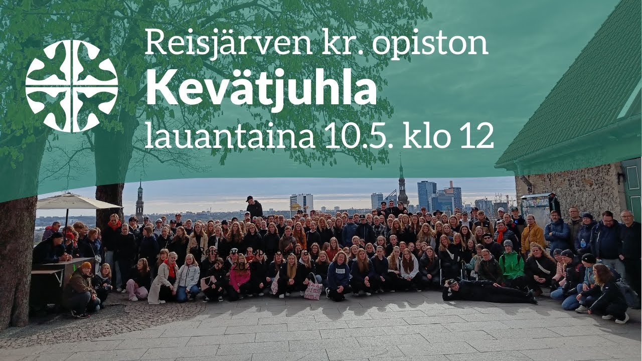 Opiston kevätjuhla lauantaina 10.5. klo 12