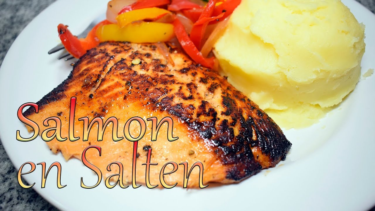 Receta de Salmon al Sarten - Cocinando con Yolanda
