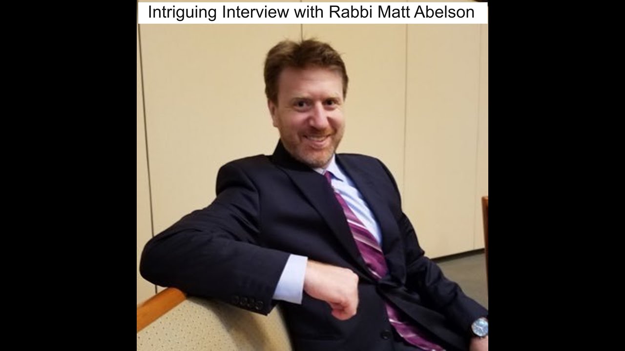 An Intriguing Interview with Rabbi Matt Abelson of Rabbis United StandWithUs! #judaism #israel