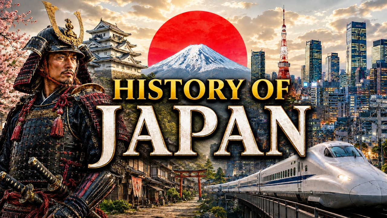 The ENTIRE History of Japan | Ancient Japan to Modern Superpower