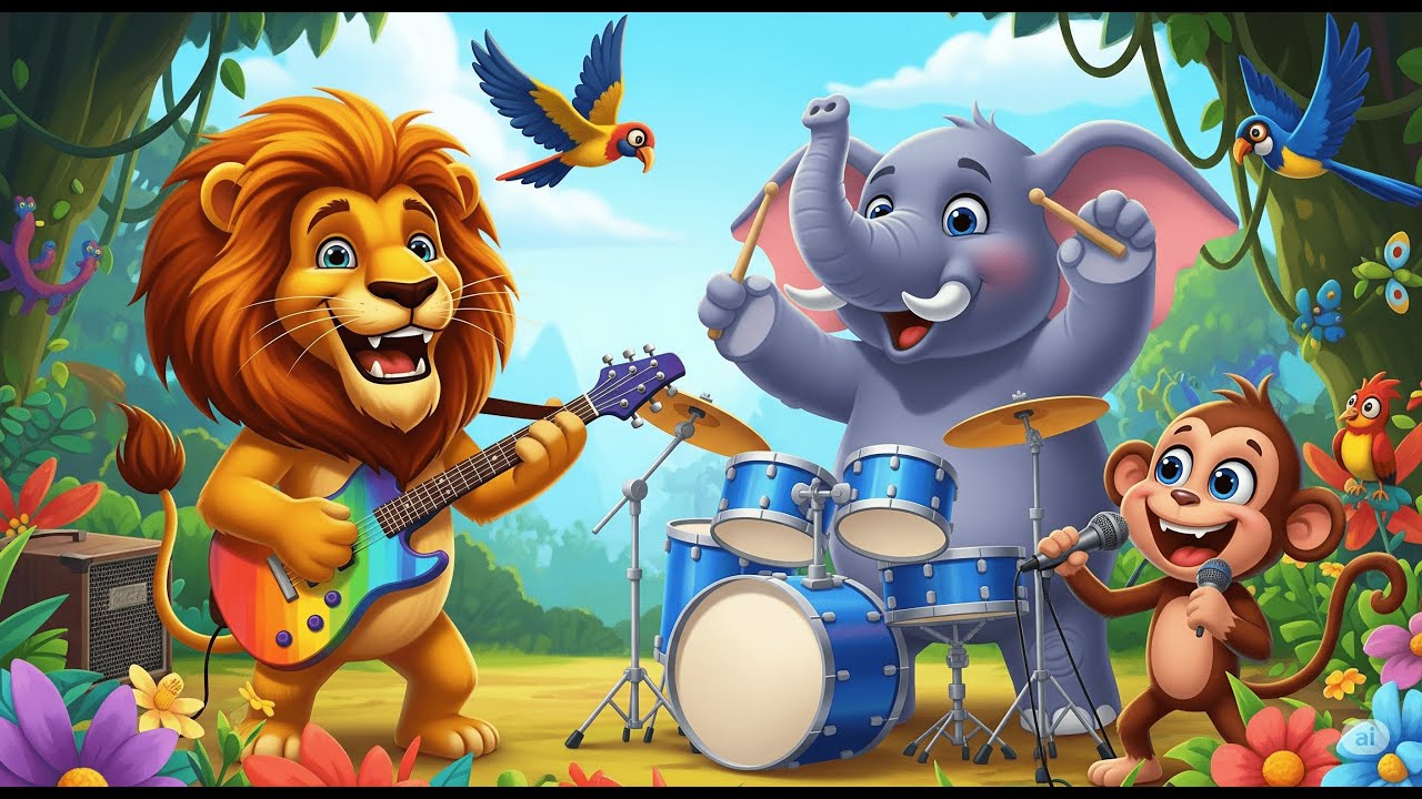Sing & Learn for Kids! - Wild Animal Jam 🎶