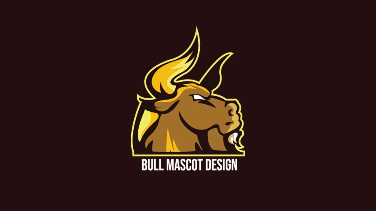 Bull Mascot Design | illustrator Tutorial | By Timeless Graphics | 2021