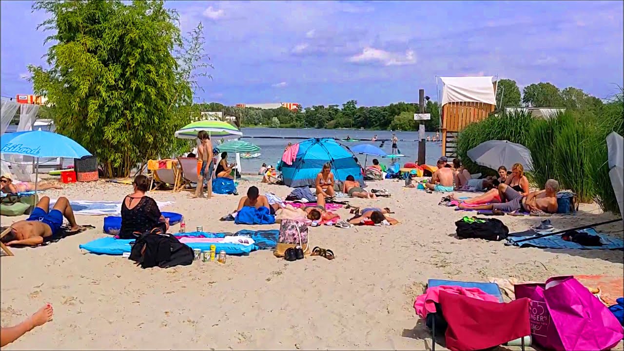 Strandbad Köln Blackfoot-Beach (Fühlinger See) im Sommer 2021