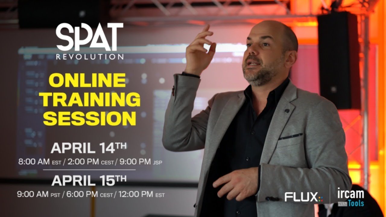 Introduction to Spat Revolution – Online Training Session #1