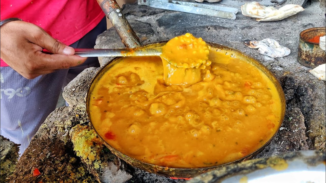 Famous Amul Butter Dal of Nagpur | Dhaba Style Dal Rice Tadka | Indian Street Food
