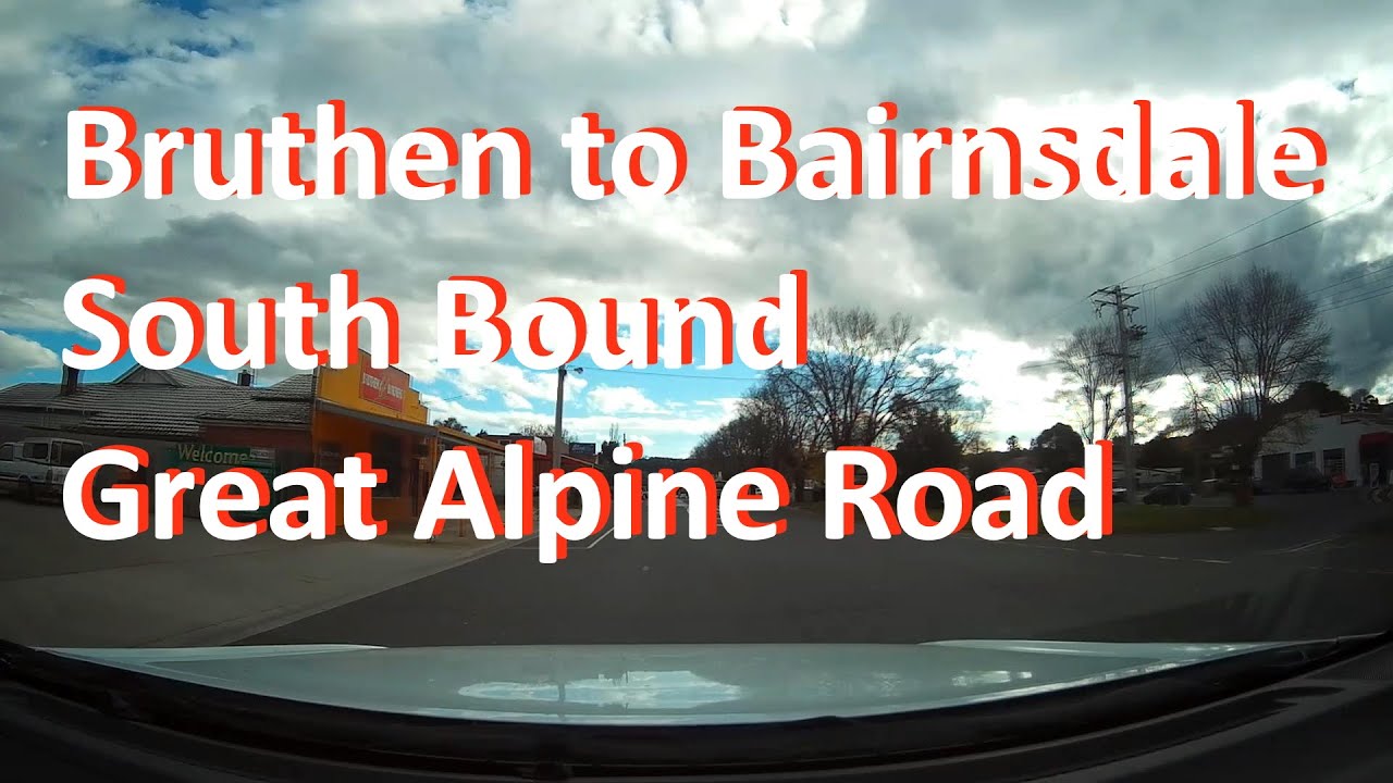 Bruthen to Bairnsdale Victoria | Great Alpine Road | travel vlog |dash Cam