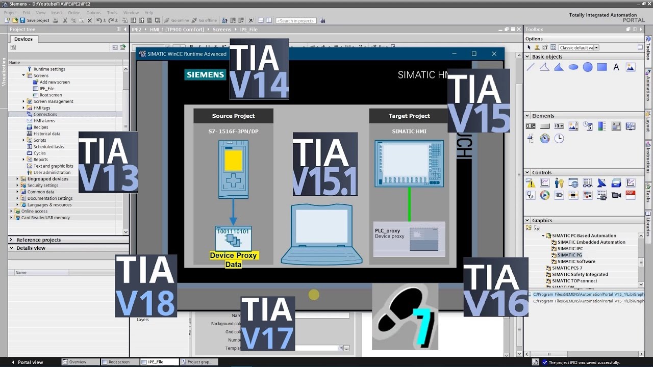 Inter Project Engineering with a Device Proxy: TIA Portal, SIMATIC MANAGER. How?