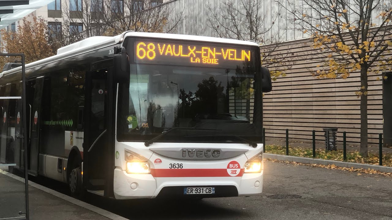 [4K] Les Bus TCL à Vaulx La Soie.