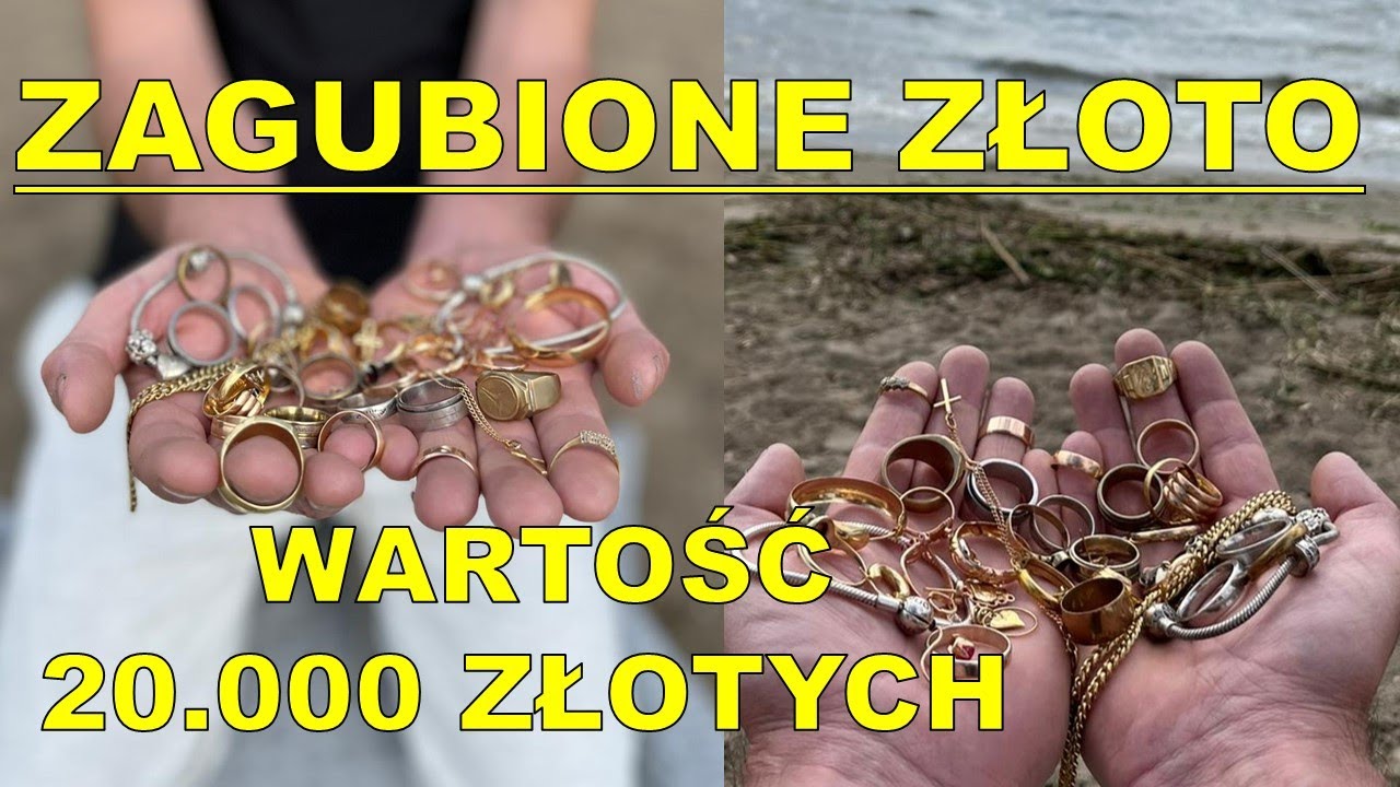 2 ZŁOTE ŁAŃCUCHY! NURKOWANIE W JEZIORZE I POSZUKIWANIA podwodny świat. co znalazł nurek.