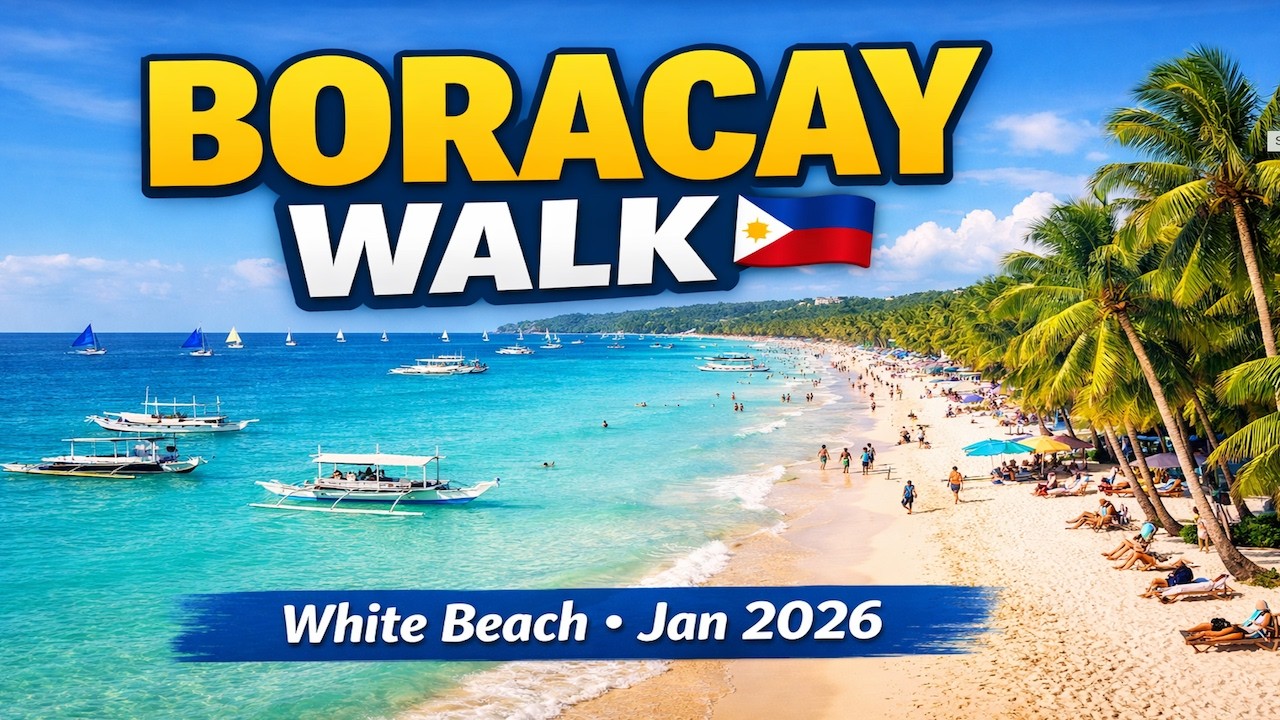 Boracay  January 2026, video walking tour