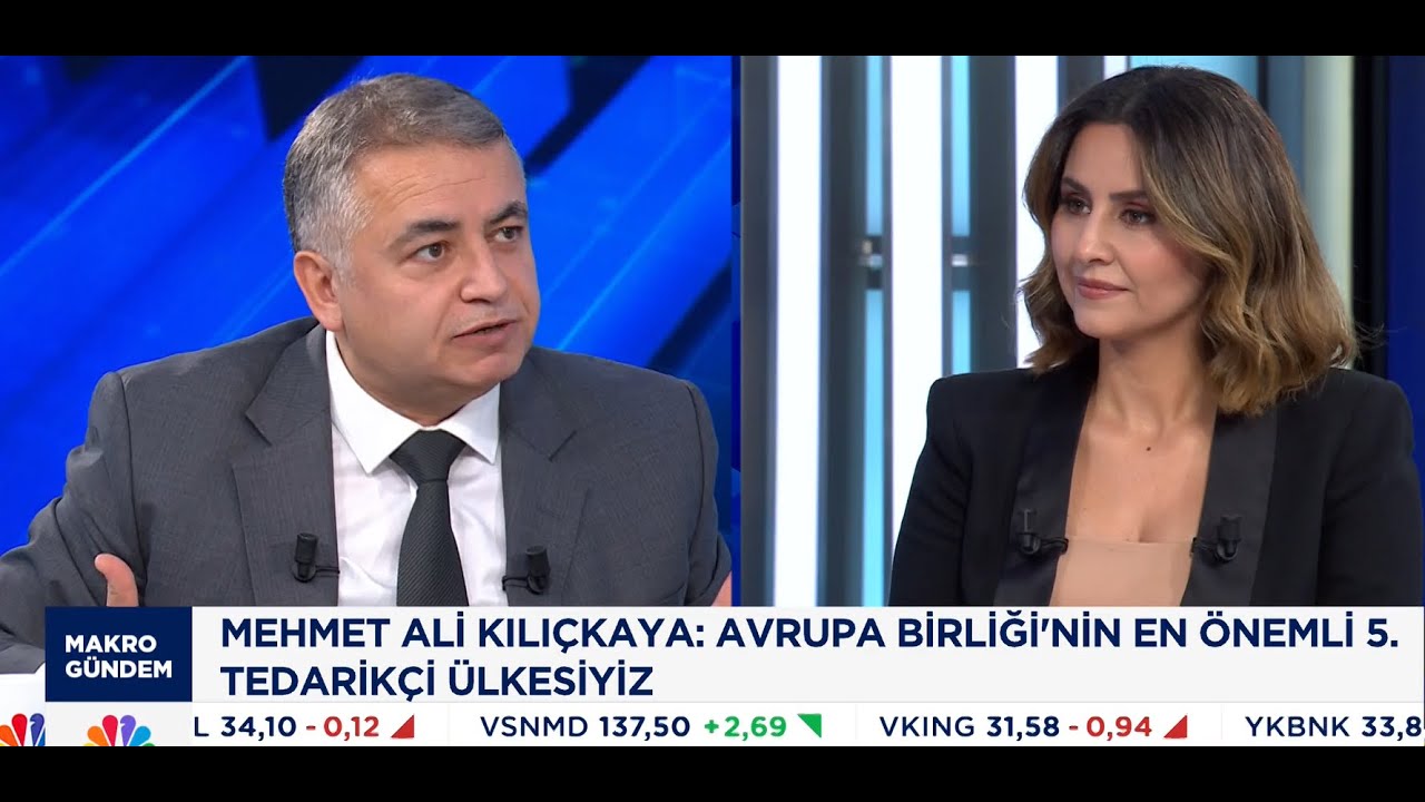 T.C. Ticaret Bakanlığı İhracat Genel Müdürü Mehmet Ali KILIÇKAYA - CNBC-e Canlı Yayını