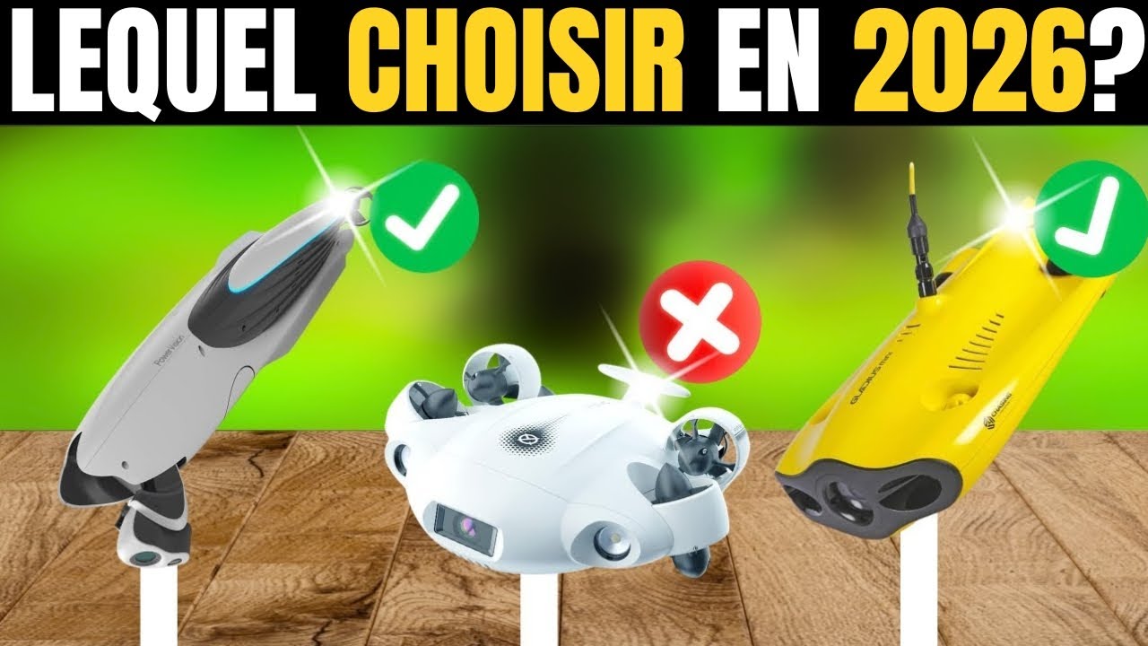 Les Meilleurs Drones Aquatiques De 2026 [NE CHOISISSEZ PAS LE MAUVAIS MOD&Egrave;LE]