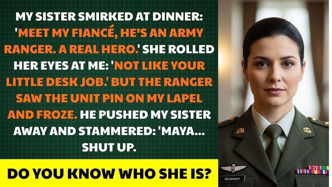 “My Fiancé Is A Real Hero,” My Sister Bragged—Until He Saw My Unit Pin And Froze….