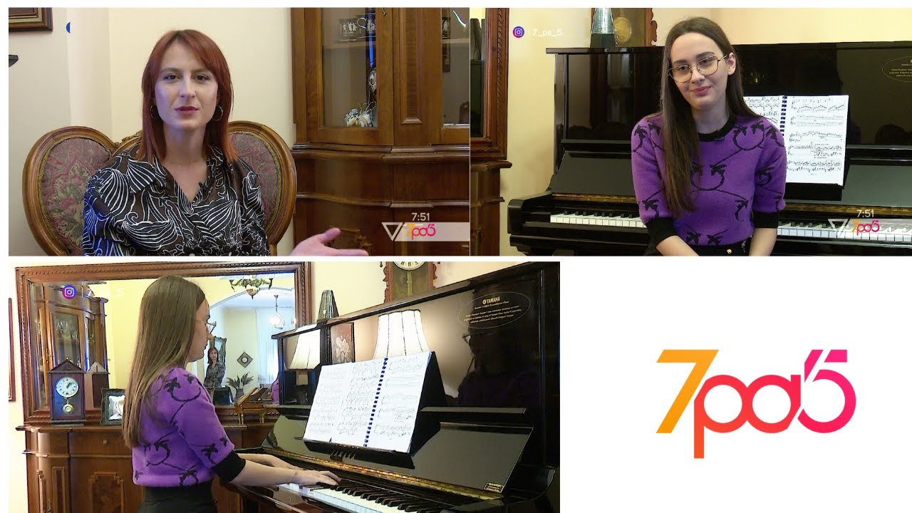 7pa5 -  16 vjecarja qe cuditi boten me talentin e saj ne piano - 29 Mars 2022 - Show - Vizion Plus