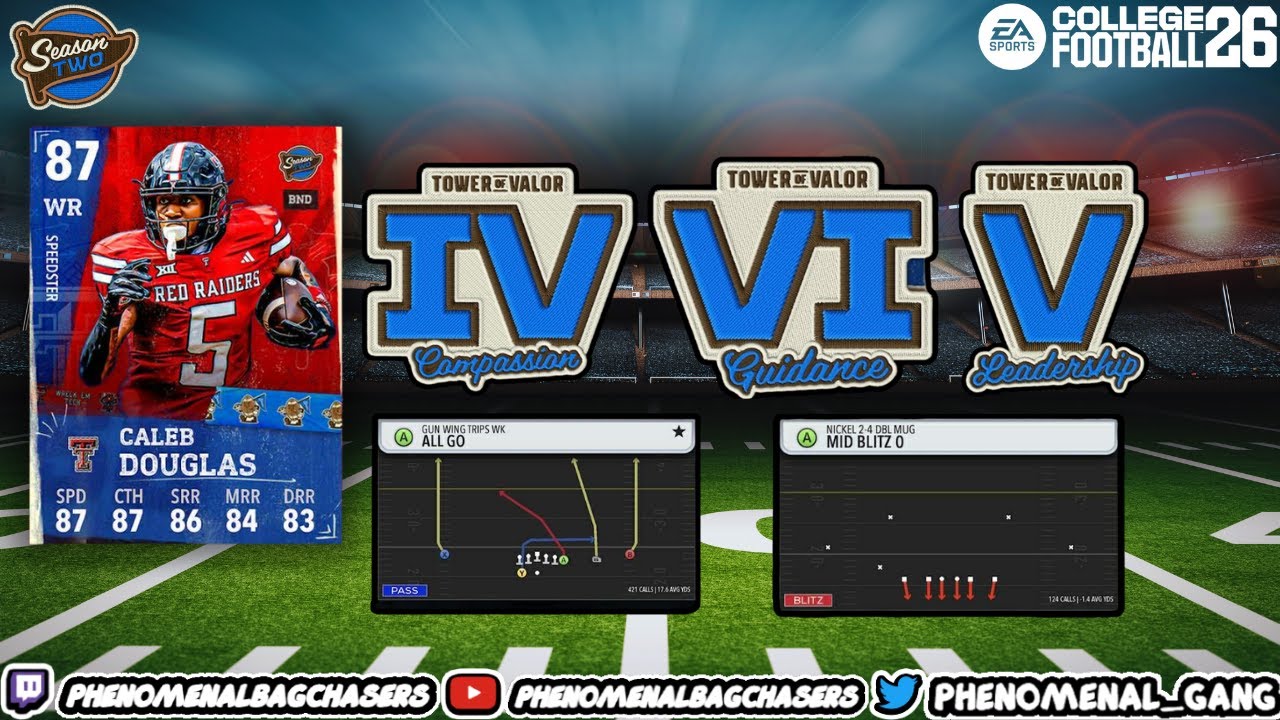 FASTEST WAY to Get FREE 87 OVR Caleb Douglas! (Tower S2 LVL40-50 Guide)
