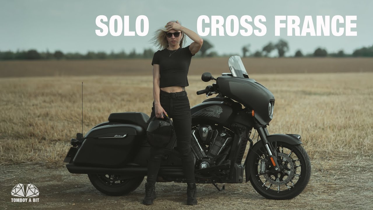 Solo Cross France on Indian Bagger / Europe Trip