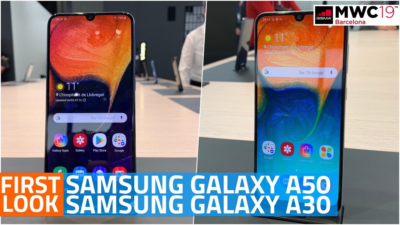Samsung Galaxy A50, Galaxy A30 First Look | Price, Specifications, Camera, and More