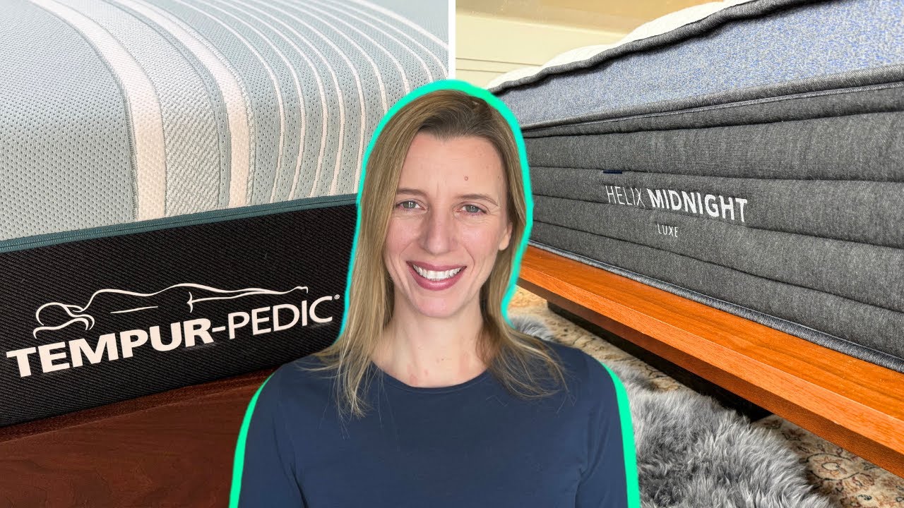 Матрасы Tempur-Pedic и Helix Midnight Luxe: противостояние!