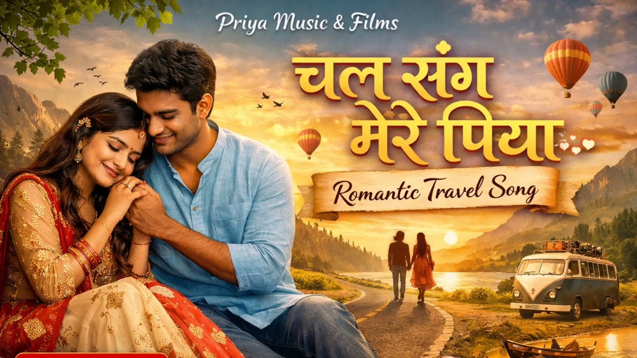 चल संग मेरे पिया |traditional romantic travel song| Priya music and films 