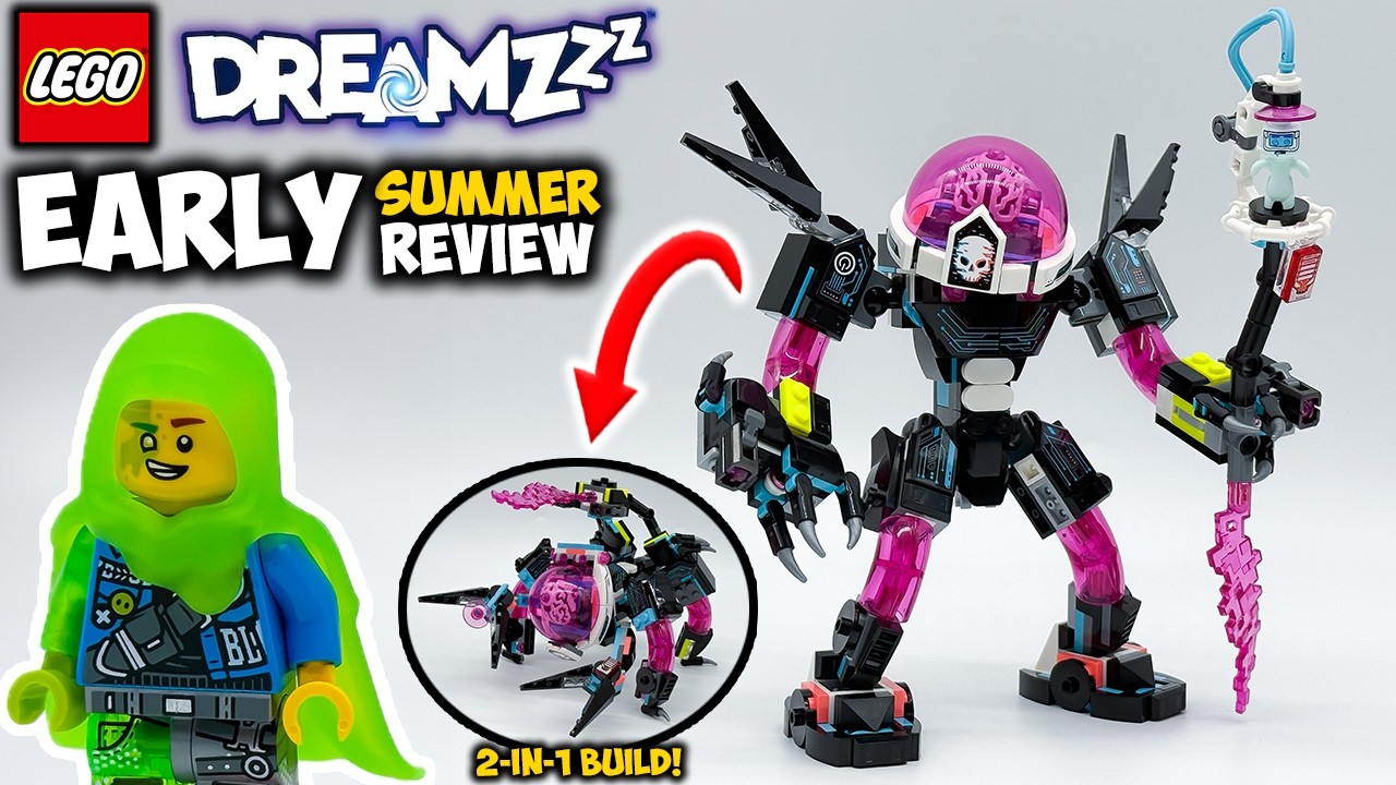 Mateo vs. Cyber Brain Mech EARLY Summer 2025 Review (BOTH BUILDS) | LEGO Dreamzzz Set 71495