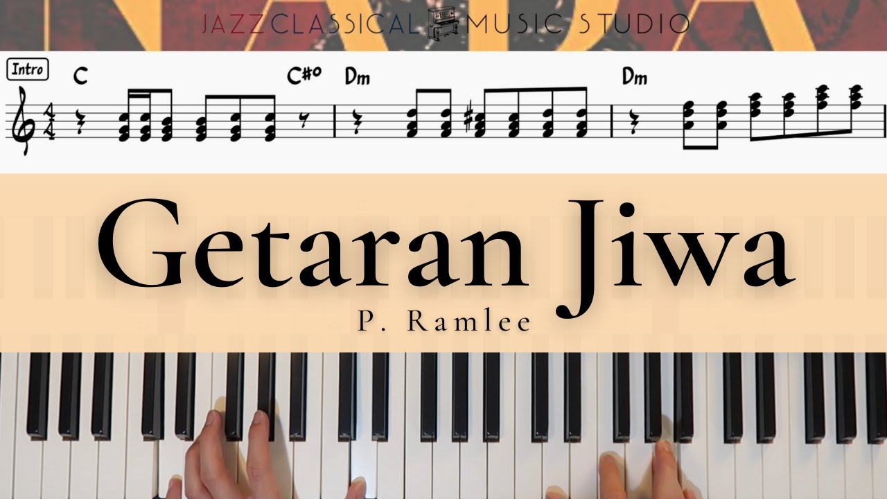 Getaran Jiwa - P. Ramlee | Piano Tutorial (EASY) | WITH Music Sheet | JCMS