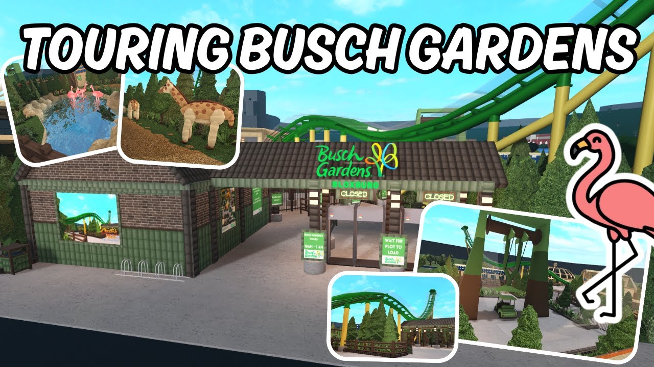 I VISITED BUSCH GARDENS in BLOXBURG!!