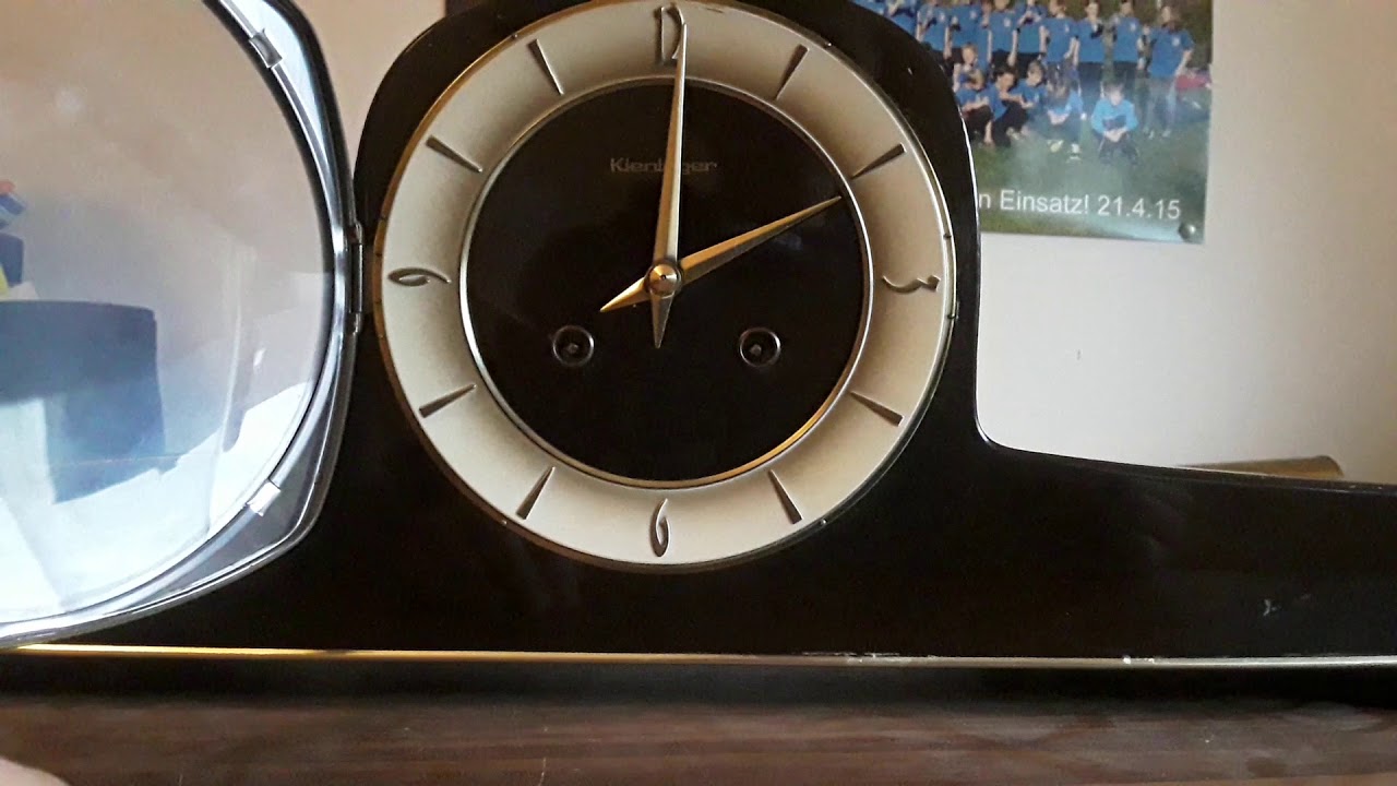 Kieninger Kaminuhr mit 1/2 Schlagwerk