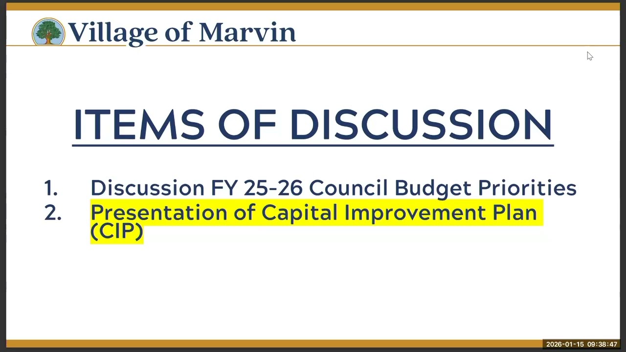 2026-01-15 Village Council Retreat (Day 2)