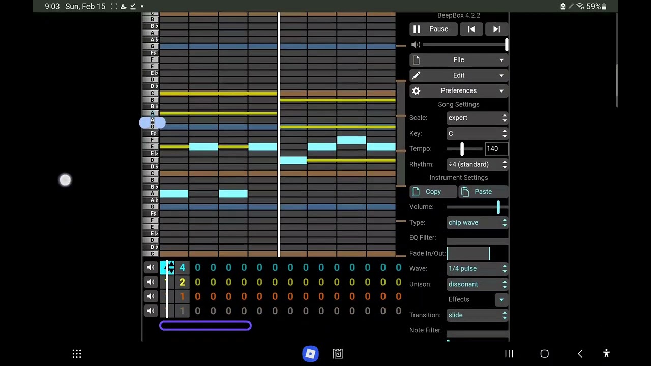 I accidentally made this trying to make a bonus sound