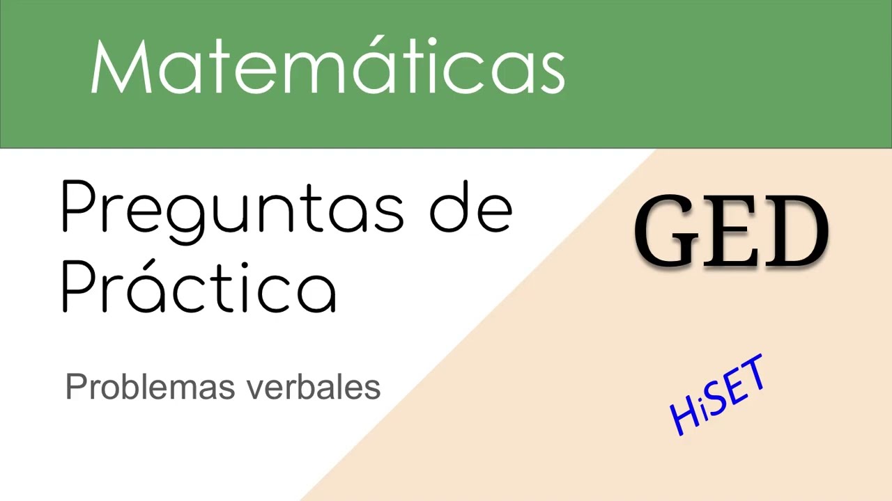 GED matemáticas Preguntas de práctica: porcentajes