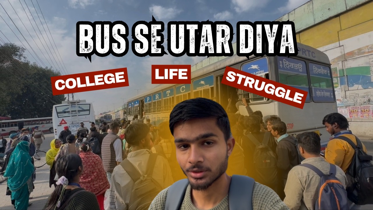 Bus Se Zabardasti Utar Diya 😳 | Public Transport Scam | Daily College Vlog |Rohitvlogg24