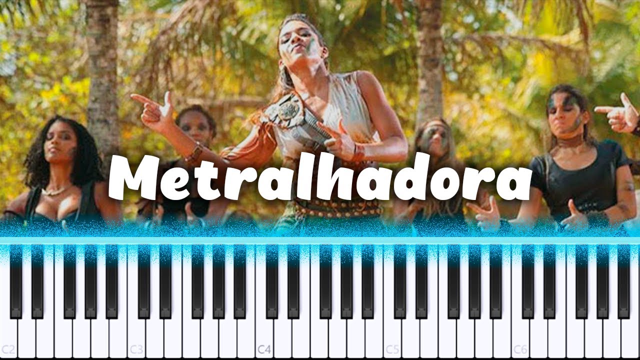 💙Como Tocar Metralhadora - Banda Vingadora - Piano Tutorial💙