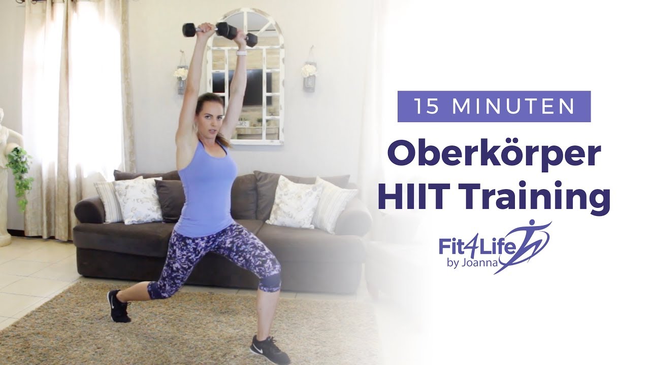 15 Minuten Oberkörper HIIT Training