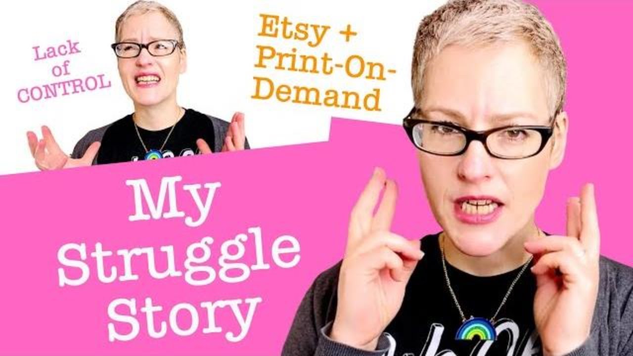 My Struggle Story - Etsy Print-On-Demand for Artists: Personalize your P.O.D. - Kathy Weller Art