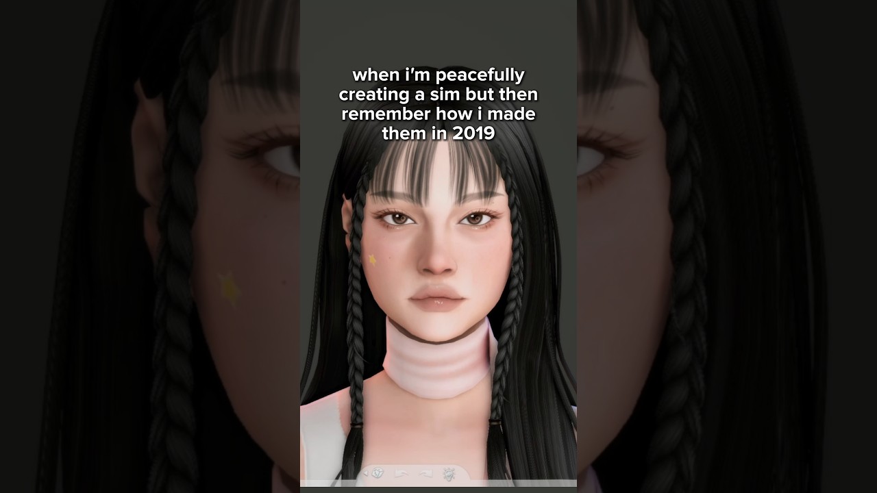 No CC, no packs, just base game 🤠 #shorts #sims4 #shocking