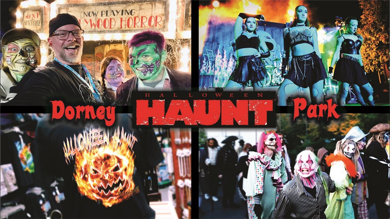 Выход игры Dorney Park HAUNT Monsters! l Концерты, новые товары и многое другое!