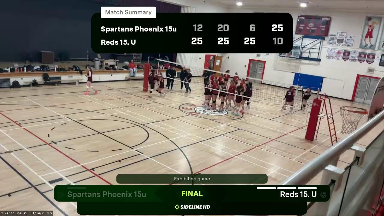 Spartans Phoenix 15u @ Reds 15. U (2026.01.14)