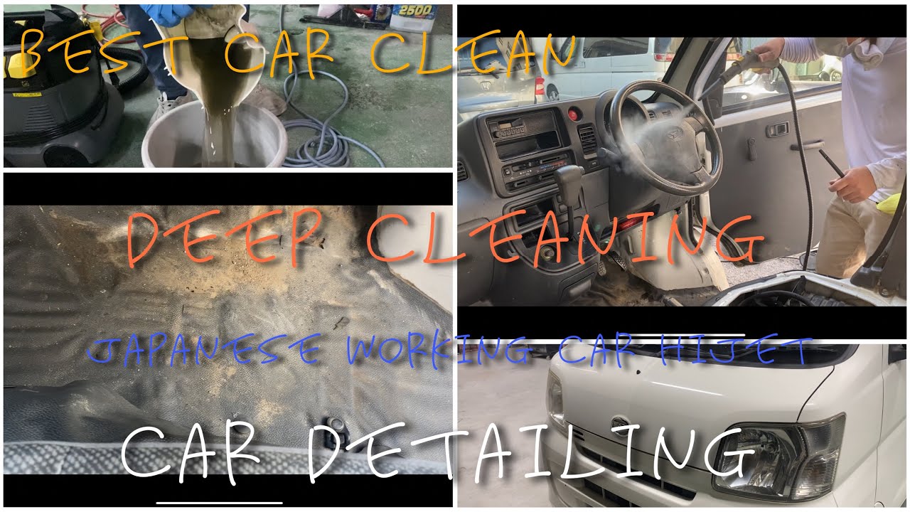 [Japanese working car Hijet] Deep Cleaning Super Cleaning CAR Detailing From Japan