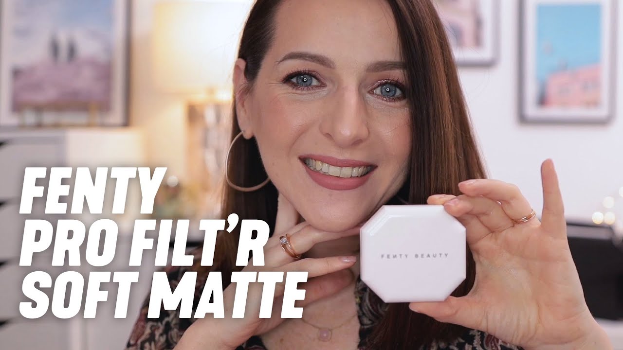 NEW FENTY Pro Filt'r Soft Matte Powder REVIEW & 10H WEAR TEST