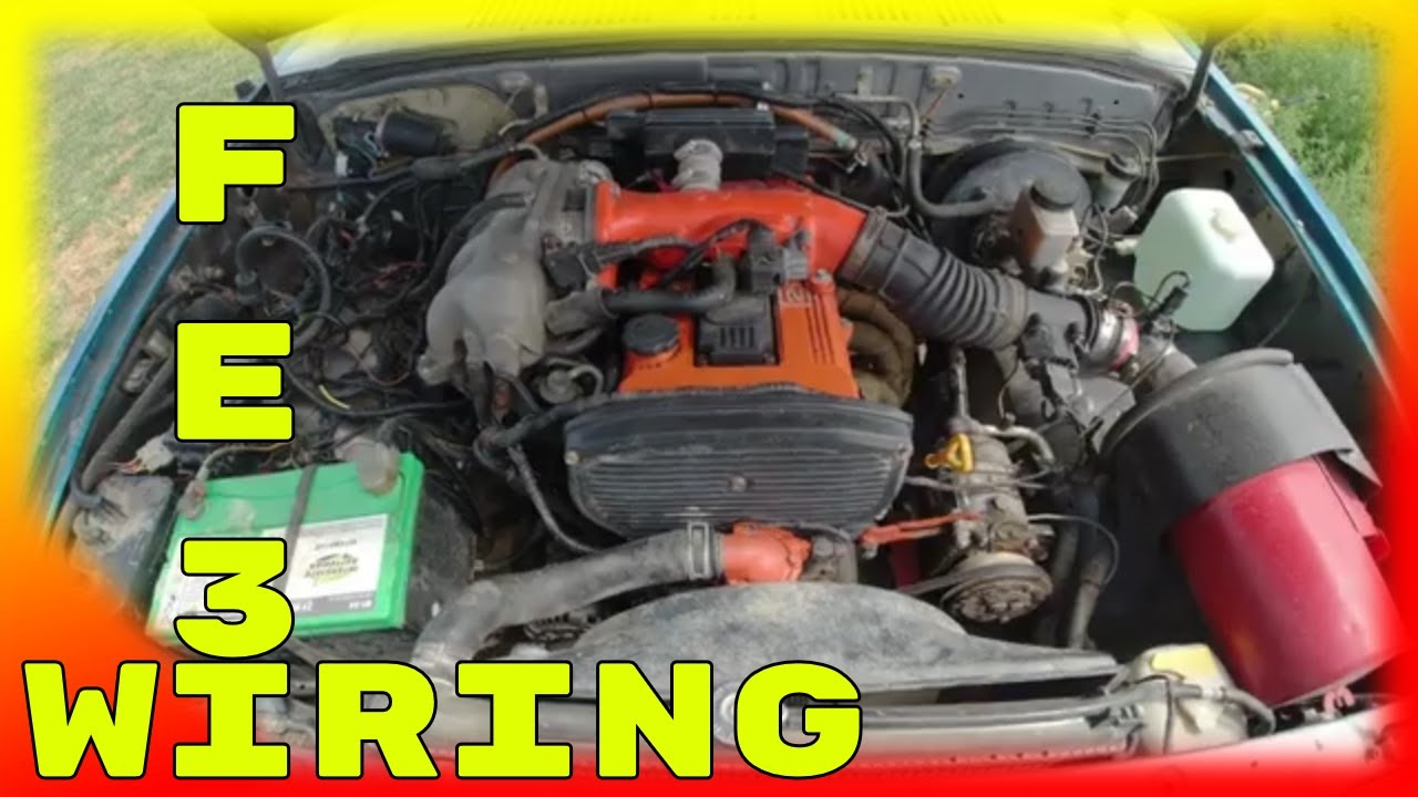 Mazda FE3 Swap How to wire it all up! B2000, B2200, Kia Sprotage
