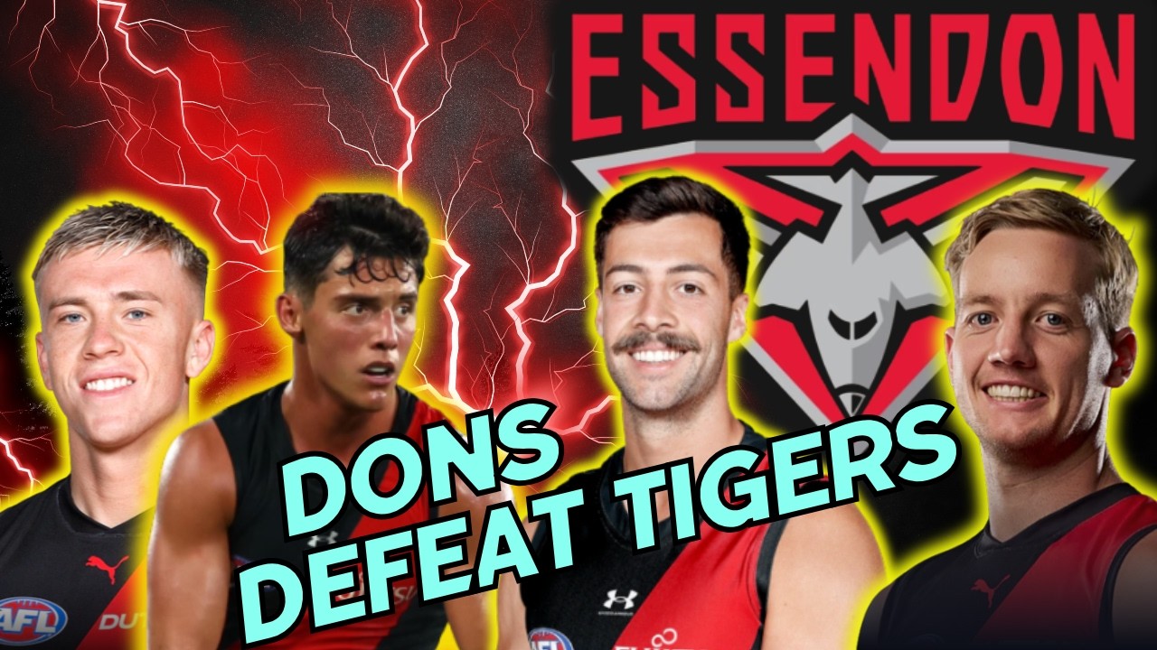 ESSENDON defeats Richmond by 50 points. Parish and Caldwell star. Caddy kicks 4, Langford 3.