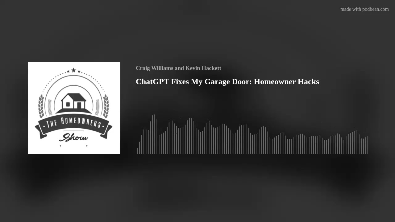 ChatGPT Fixes My Garage Door: Homeowner Hacks