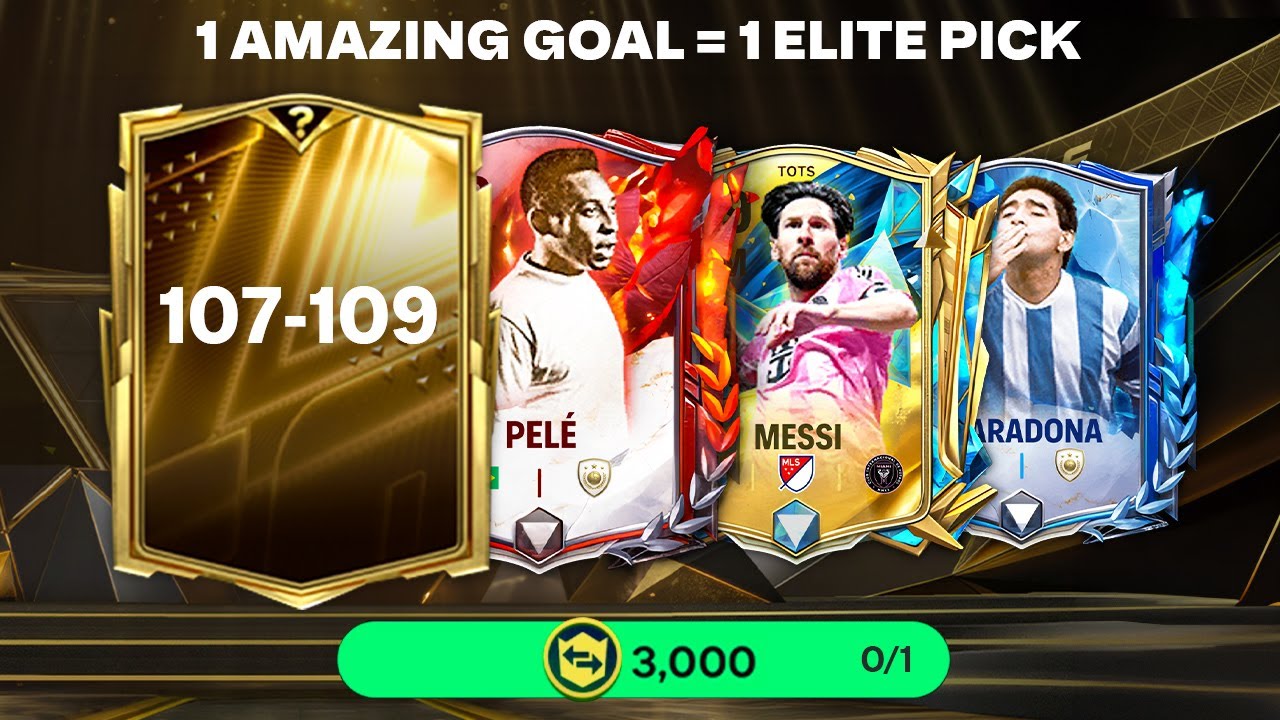 1 AMAZING GOAL = 1 STAR PACK in FC MOBILE