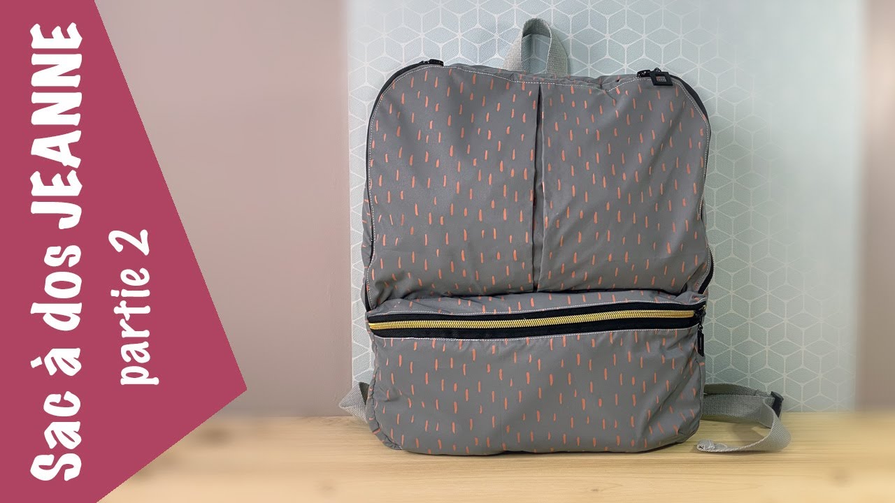 Tuto Couture : Le Sac &agrave; Dos Jeanne de Seam Idea (vid&eacute;o2)