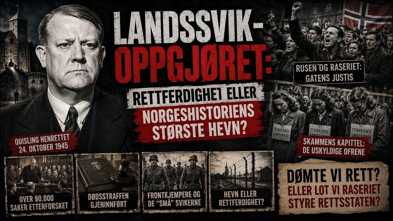 Landssvikoppgj&oslash;ret: Rettferdighet eller Norgeshistoriens st&oslash;rste hevn?