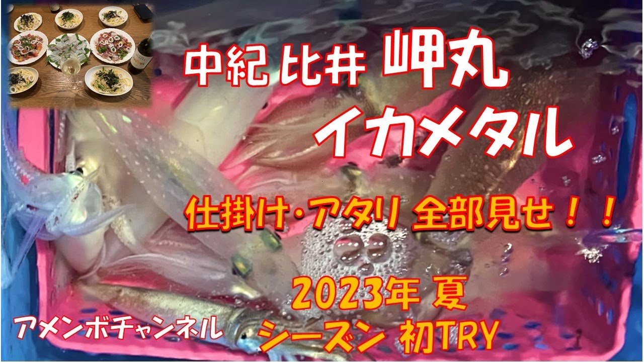 岬丸 イカメタル アタリ・仕掛け全公開 アメンボチャンネル