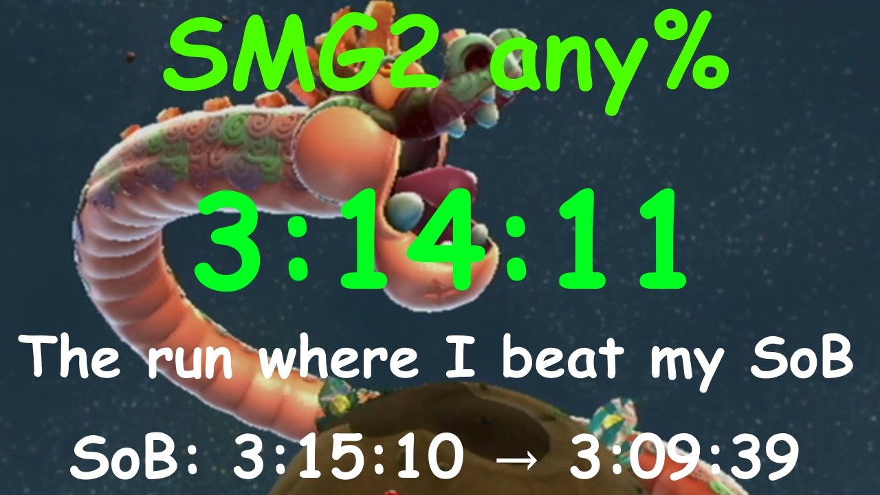 Super Mario Galaxy 2 Any% in 3:14:11