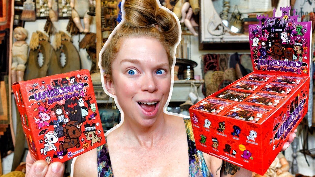 Unboxing Halloween Tokidoki Vampire Unicorno Mystery Boxes! (Vlogoween Day 2!)