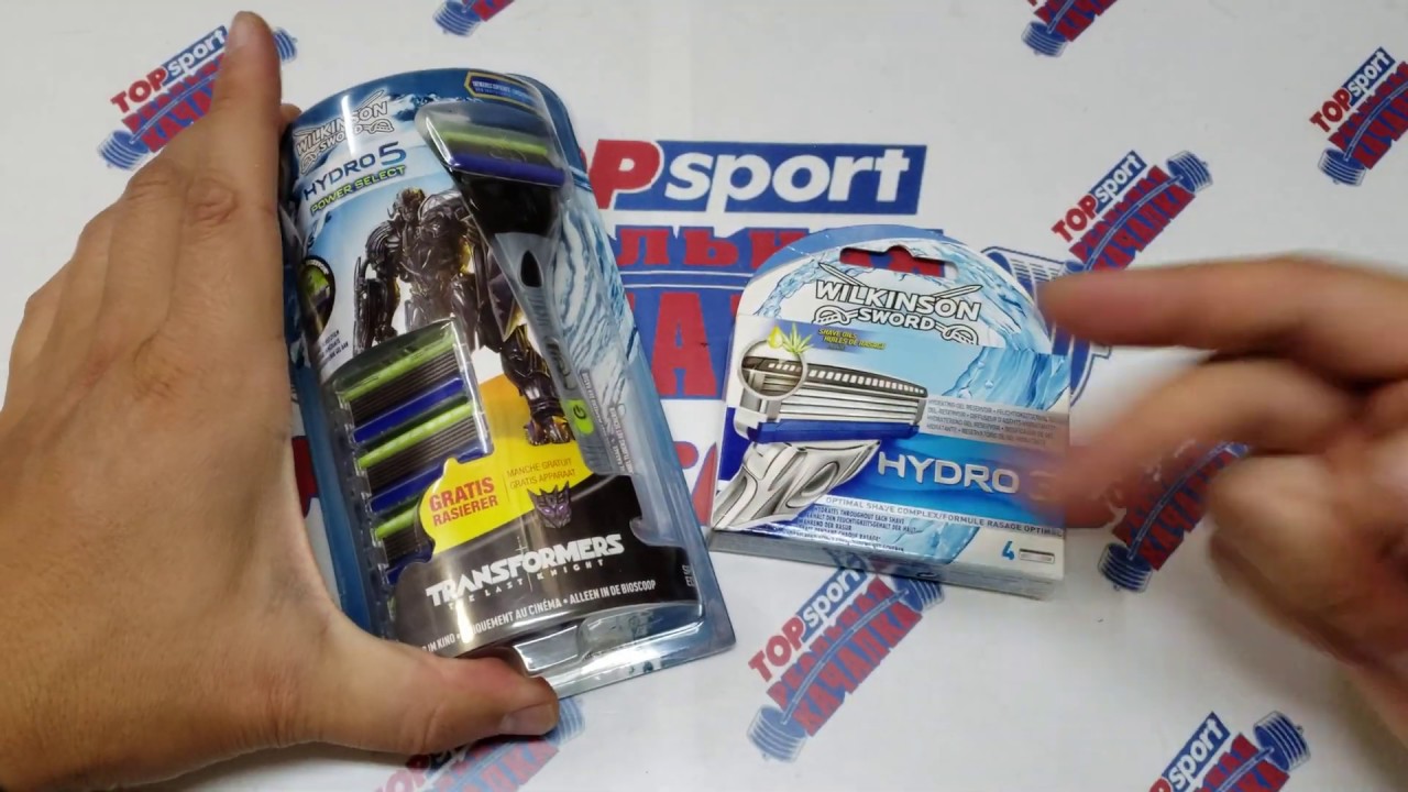 Shick Wilkinson Sword  Hydro 5 transformers power лучший обзор распаковка.